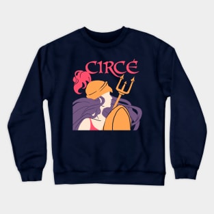 Circe Logo Pink Crewneck Sweatshirt